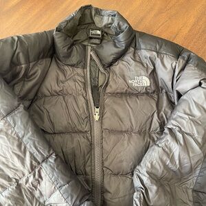 North Face zip up coat size boys Large (14/16).